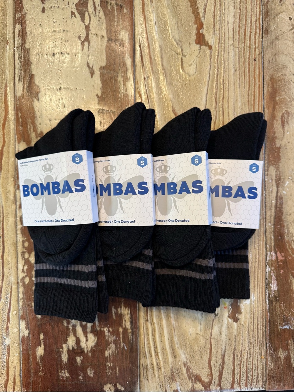 BOMBAS | Calf socks 4-pack size small